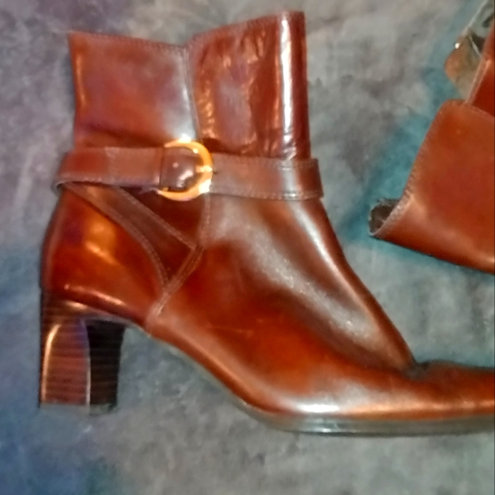 Brown Leather Boots